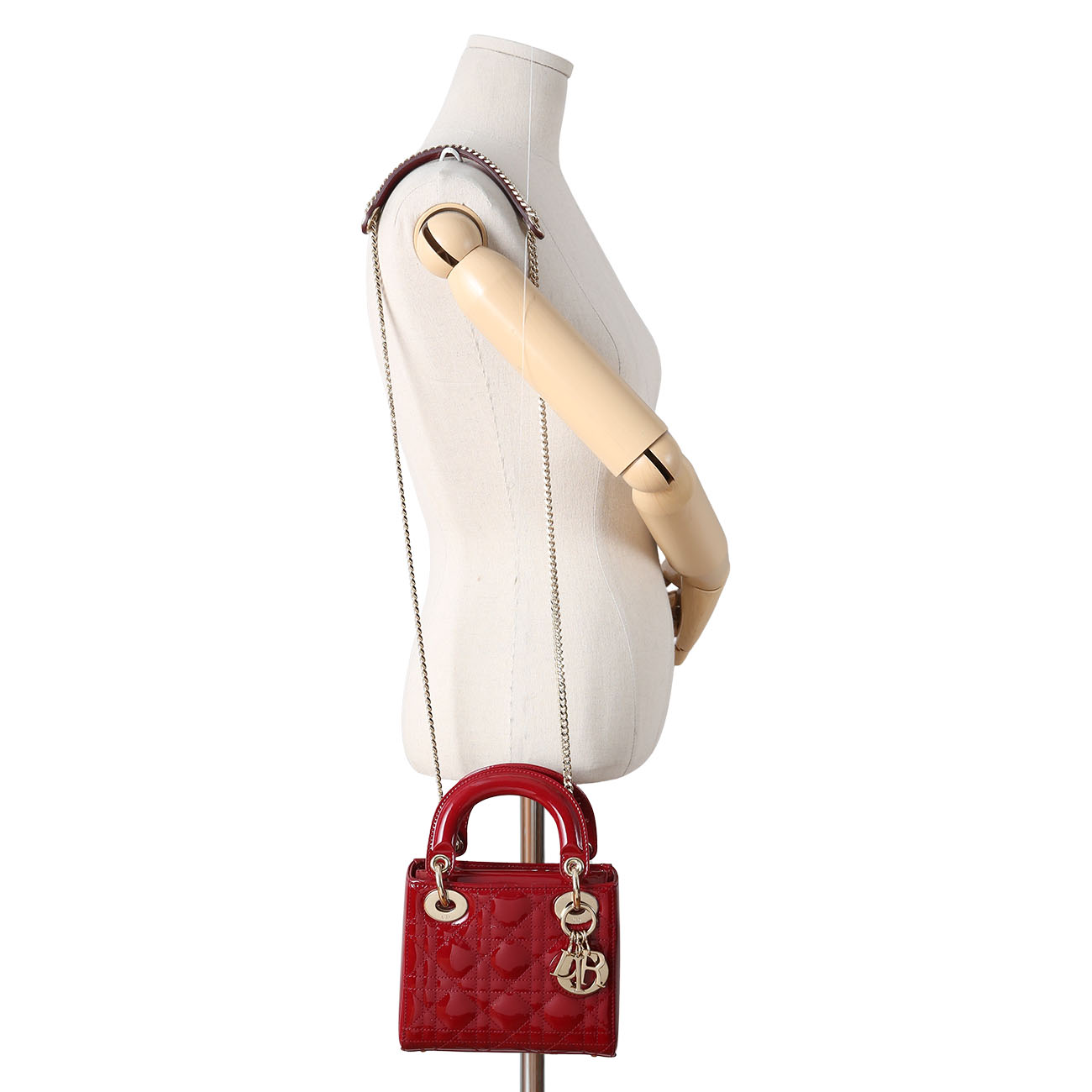CHRISTIAN DIOR(USED)크리스찬디올 레이디디올 페이던트 미니백